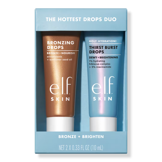The Hottest Drops Duo: Bronzing Drops & Holy Hydration! Thirst Burst Drops