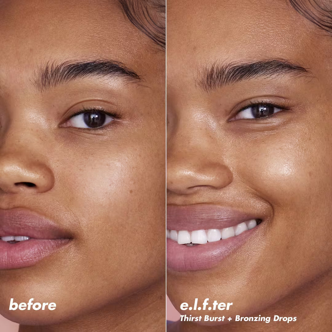 The Hottest Drops Duo: Bronzing Drops & Holy Hydration! Thirst Burst Drops